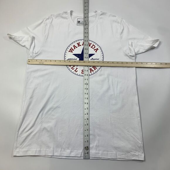 Wakanda All Stars T Shirt Men XL Extra Large White Cotton Crew Neck Short Sleeve - Picture 6 of 9